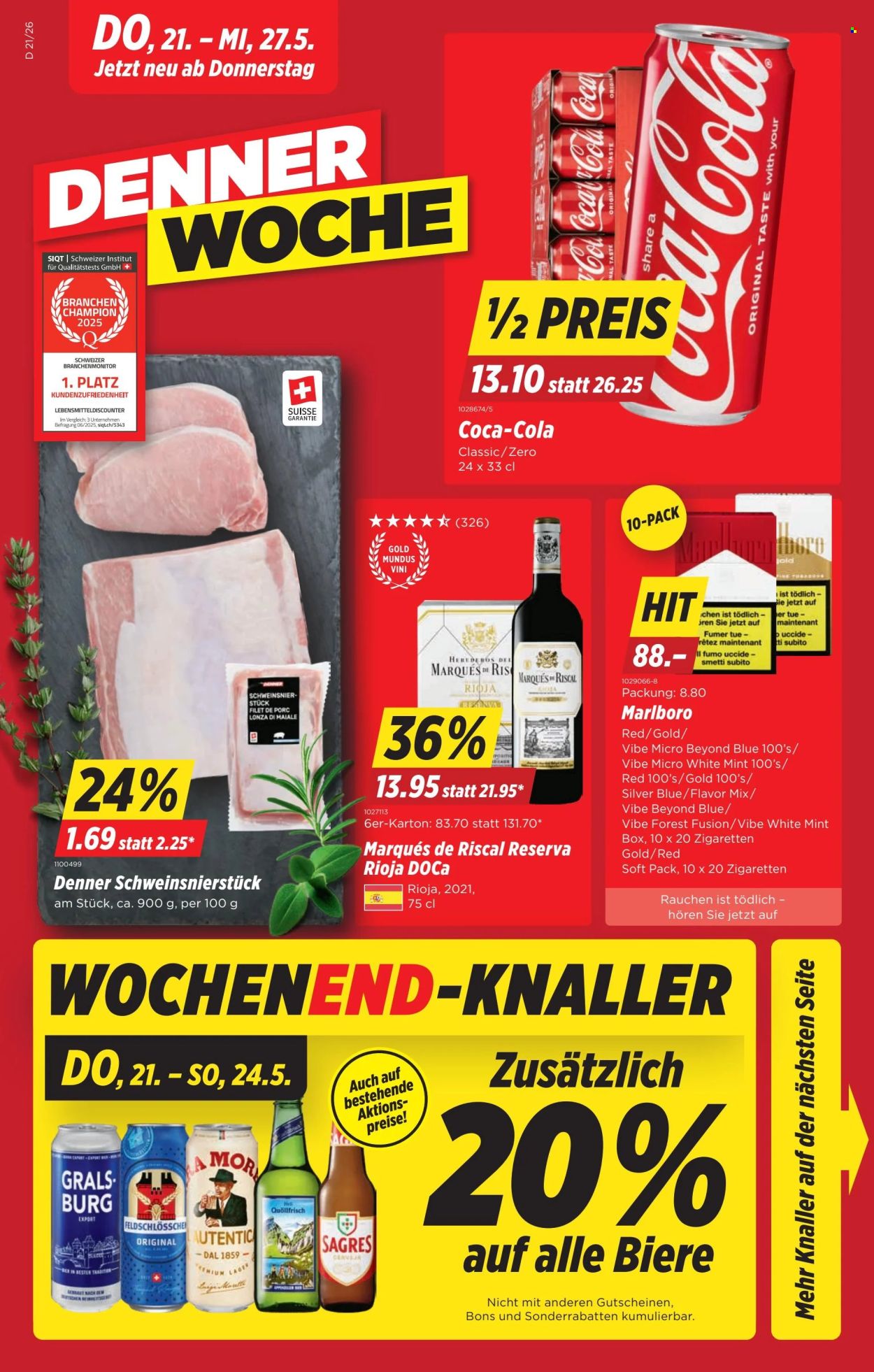 Catalogue Denner - 21.5.2026 - 27.5.2026. Page 1. Page 1