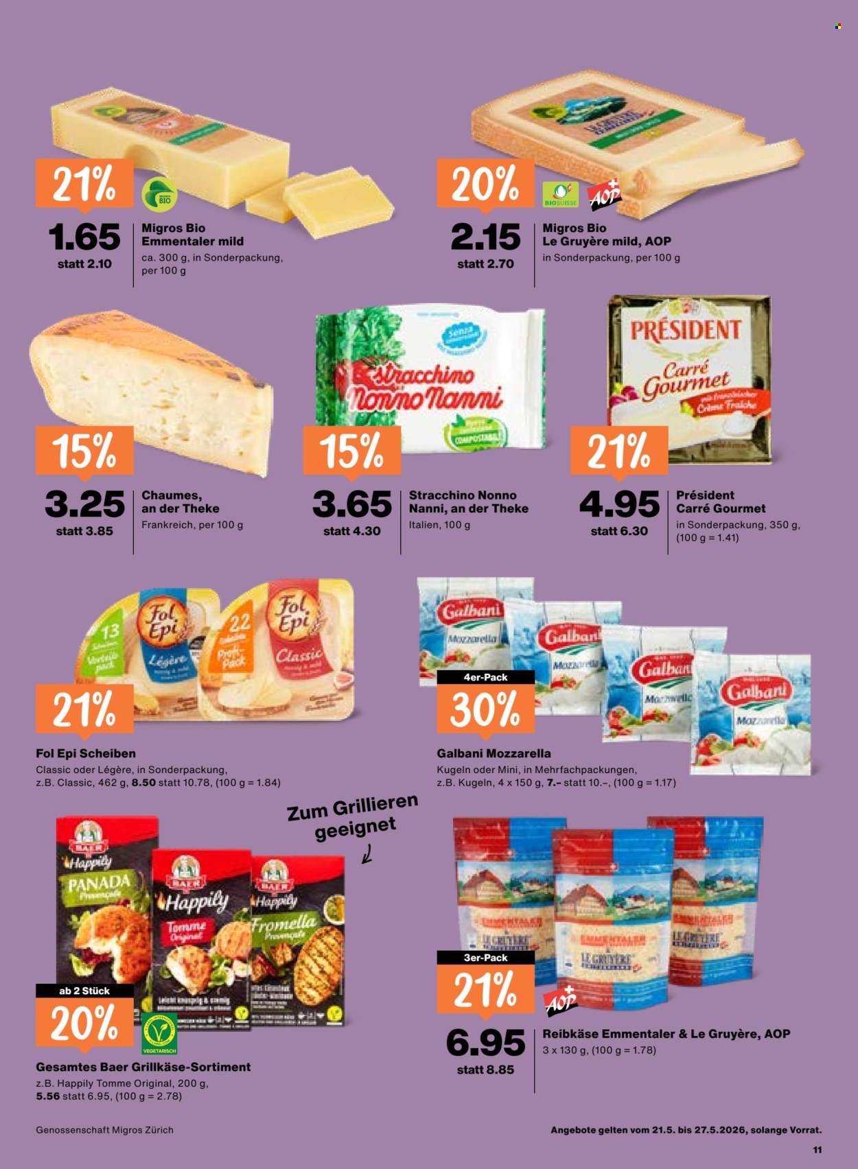 Catalogue Migros - 21.5.2026 - 27.5.2026. Page 11. Page 11