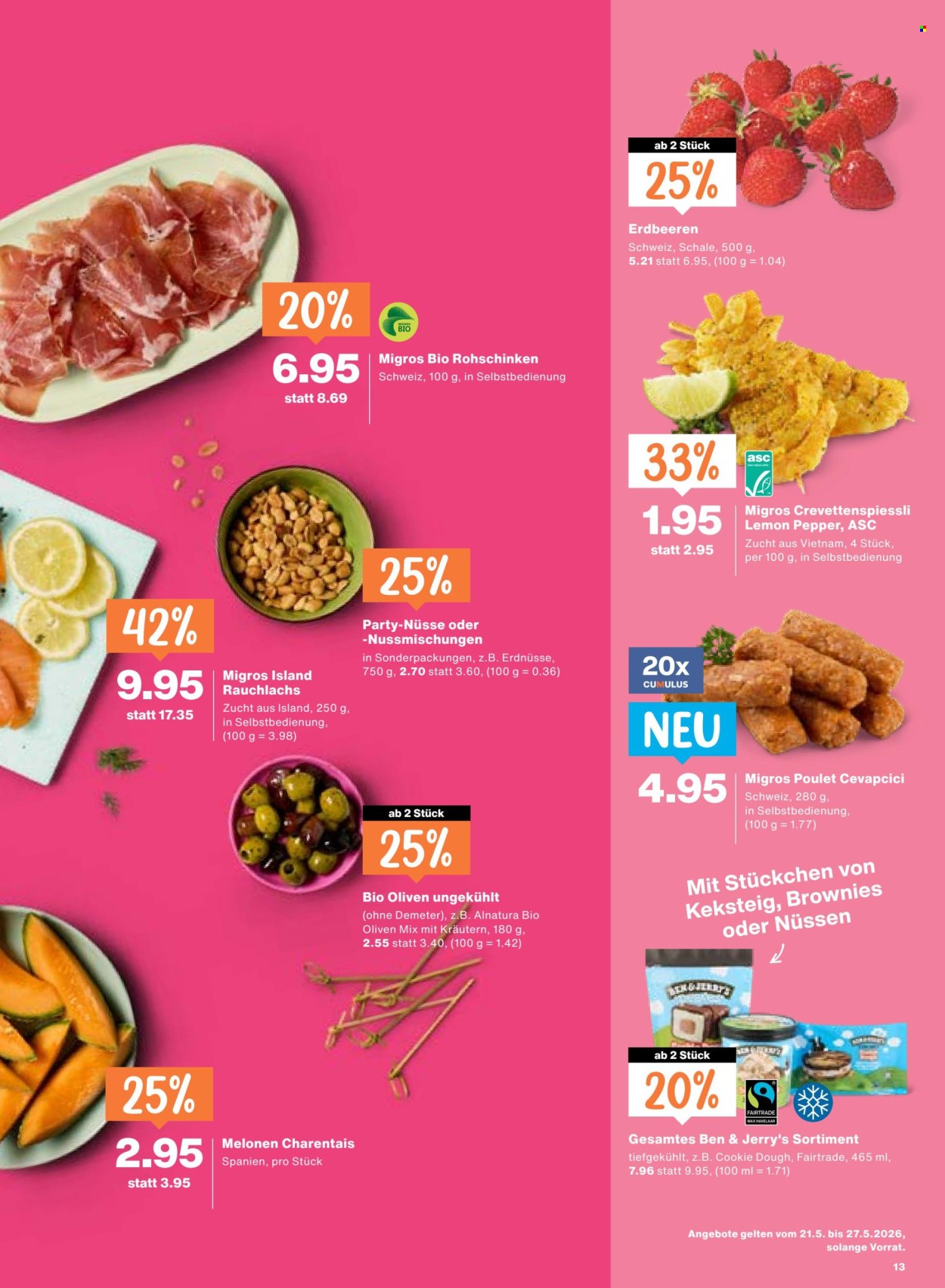 Catalogue Migros - 21.5.2026 - 27.5.2026. Page 13. Page 13