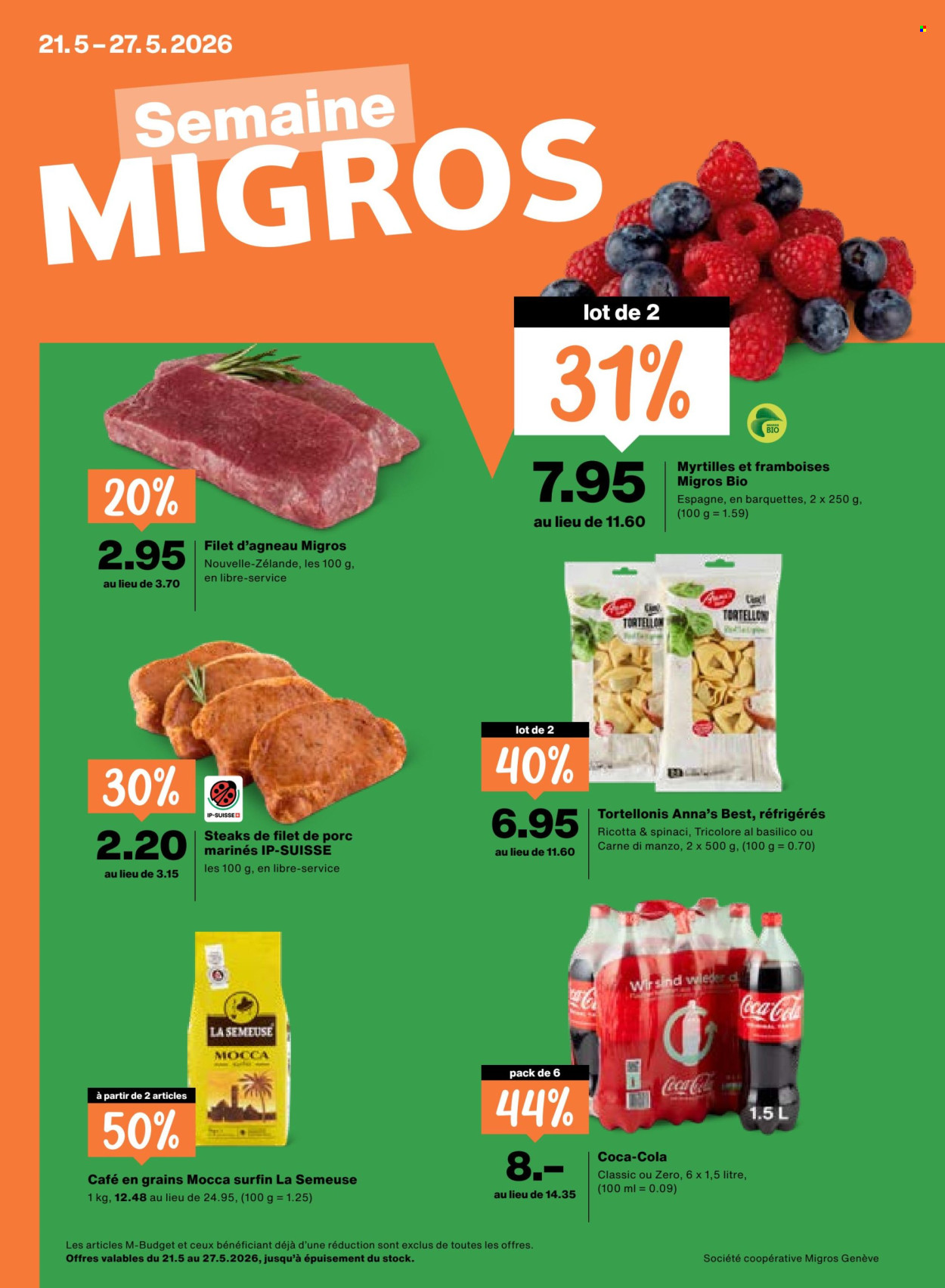 Catalogue Migros - 21.5.2026 - 27.5.2026. Page 1. Page 1