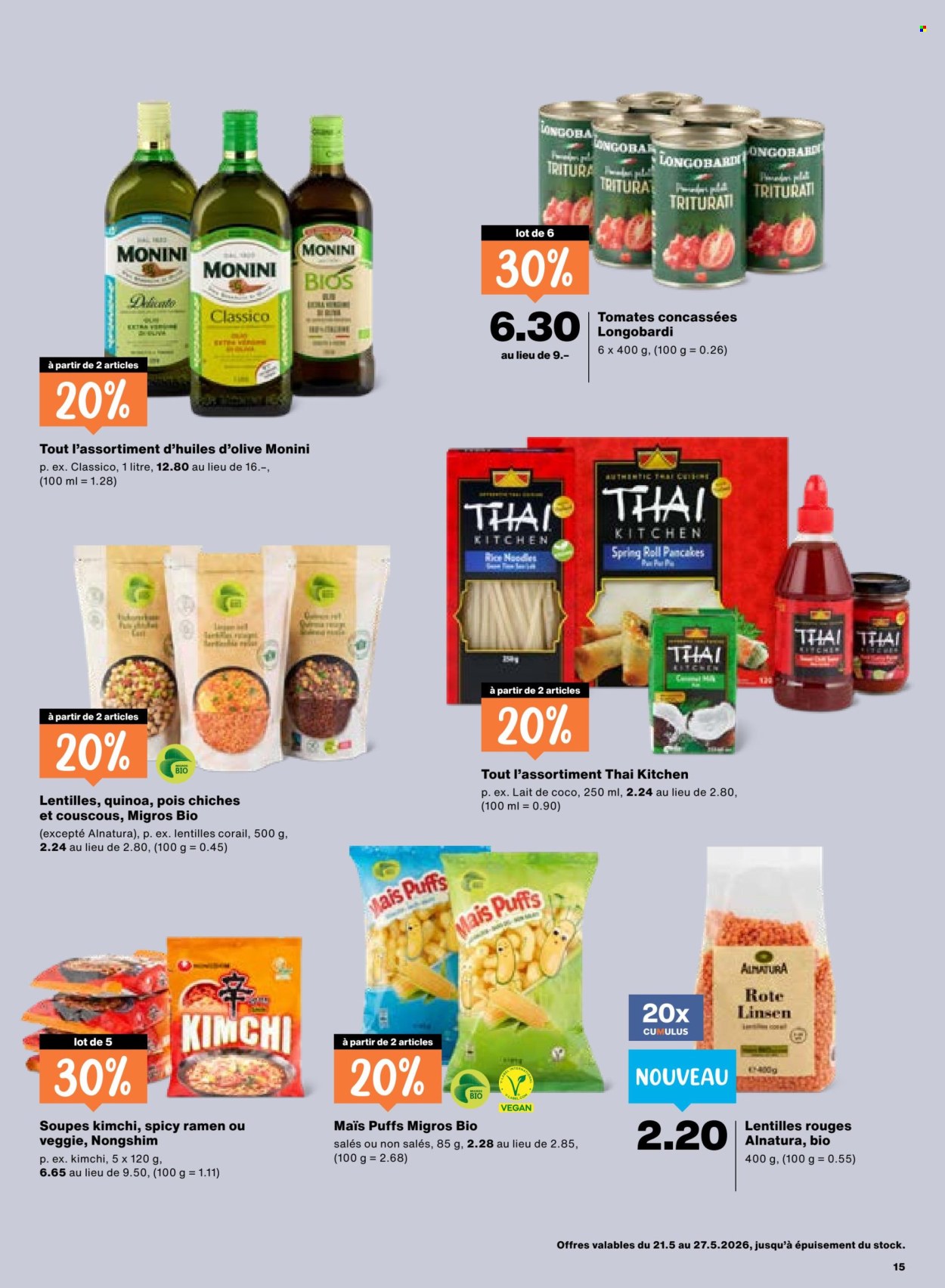 Catalogue Migros - 21.5.2026 - 27.5.2026. Page 15. Page 15
