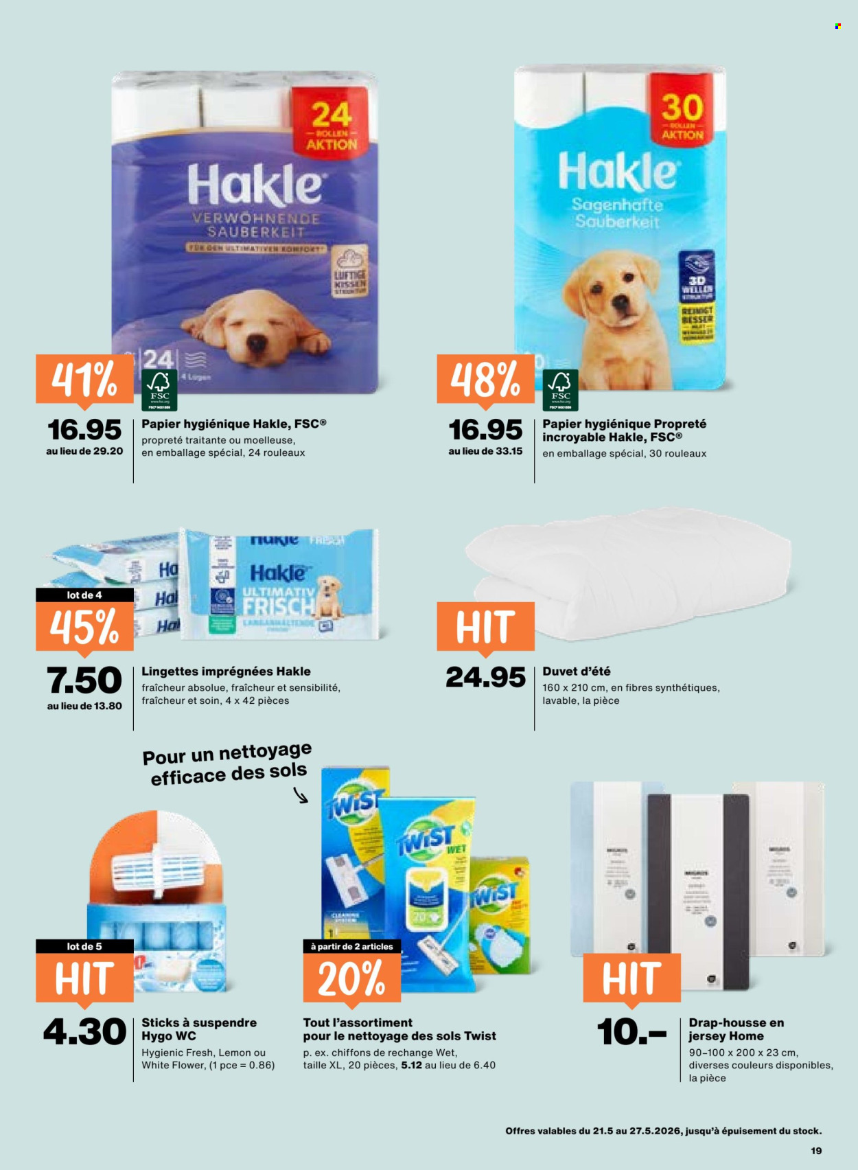 Catalogue Migros - 21.5.2026 - 27.5.2026. Page 19. Page 19