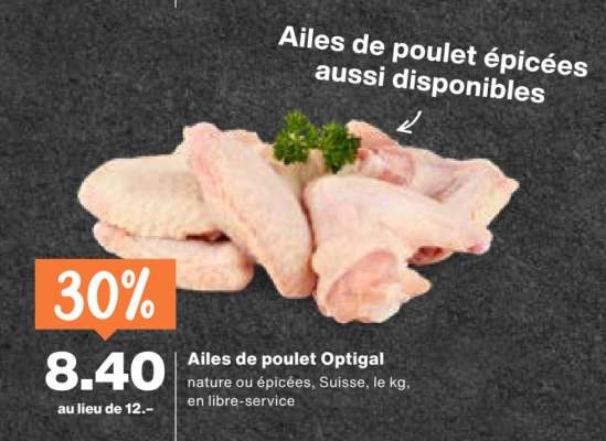 Ailes de poulet Optigal