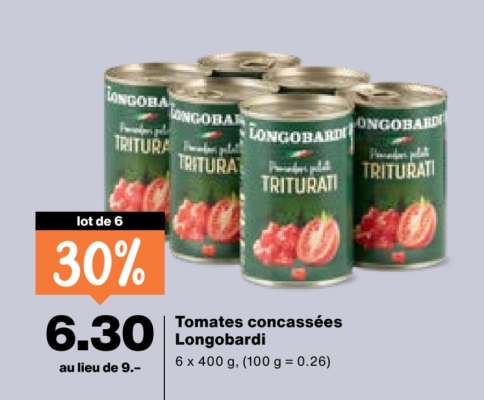 Tomates concassées Longobardi