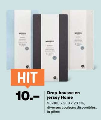 Drap-housse en jersey Home