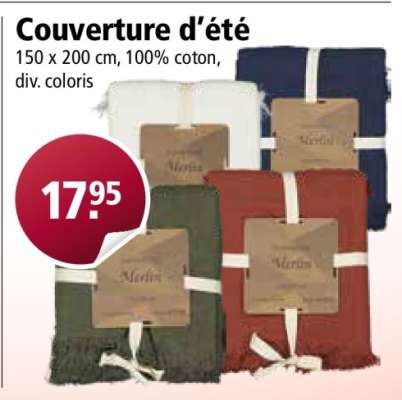 Couverture d'été