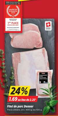 Filet de porc Denner