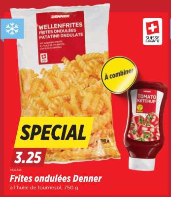 Frites ondulées Denner