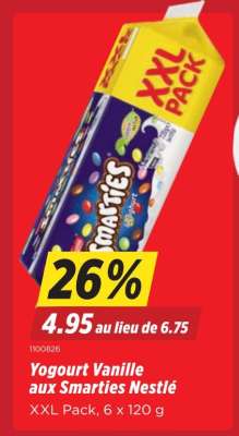 Yogourt Vanille aux Smarties Nestlé