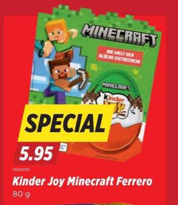 Kinder Joy Minecraft Ferrero