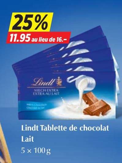 Lindt Tablette de chocolat Lait