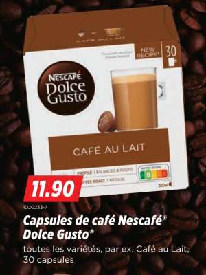 Capsules de café Nescafé Dolce Gusto