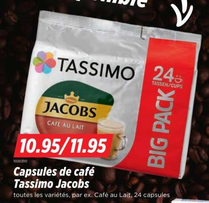 Capsules de café Tassimo Jacobs