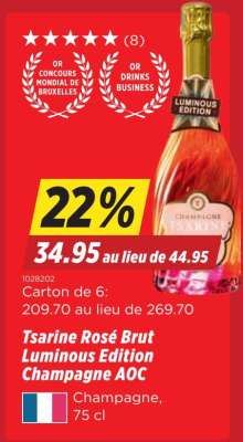 Tsarine Rosé Brut Luminous Edition Champagne AOC
