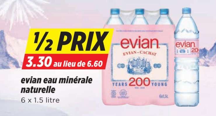 Evian Eau Minérale Naturelle