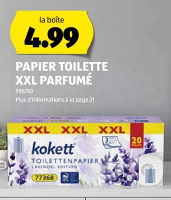 PAPIER TOILETTE XXL PARFUMÉ