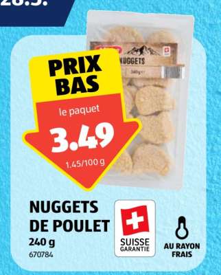 Nuggets de poulet