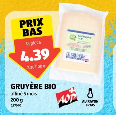 GRUYÈRE BIO