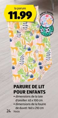 PARURE DE LIT POUR ENFANTS