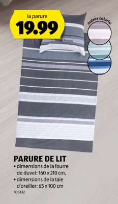 PARURE DE LIT