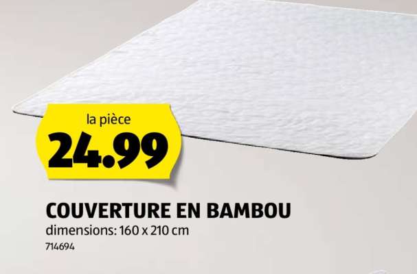 COUVERTURE EN BAMBOU