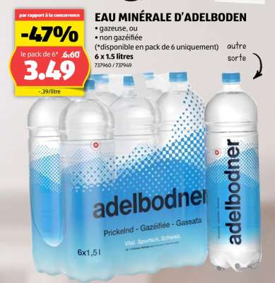 EAU MINÉRALE D’ADELBODEN