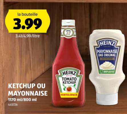 KETCHUP OU MAYONNAISE