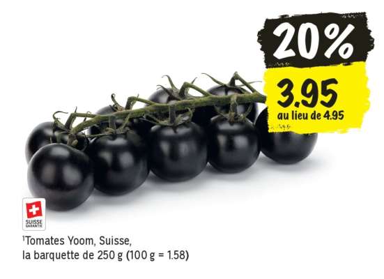 Tomates Yoom, Suisse