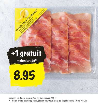 Jambon cru Coop