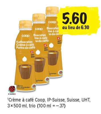 Crème à café Coop