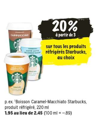 Boisson Caramel-Macchiato Starbucks