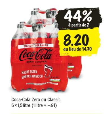 Coca-Cola Zero ou Classic