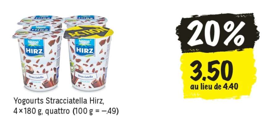 Yogourts Stracciatella Hirz