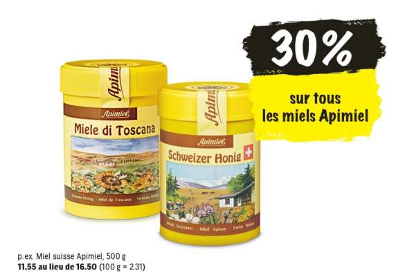 Miel suisse Apimiel