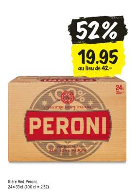 Bière Red Peroni