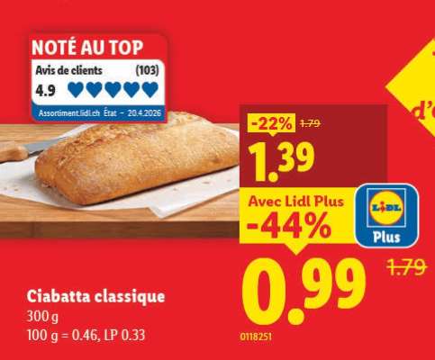 Ciabatta classique