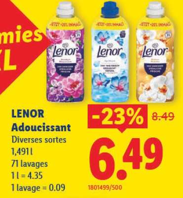 Lenor Adoucissant
