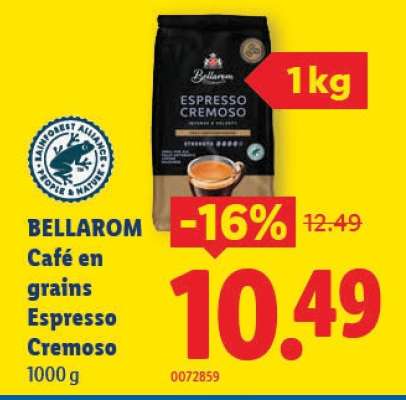 BELLAROM Café en grains Espresso Cremoso