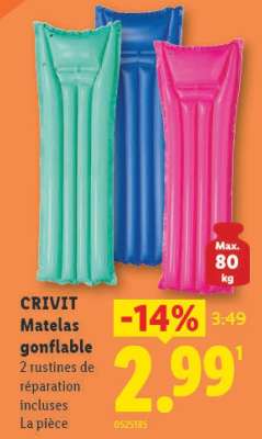 CRIVIT Matelas gonflable