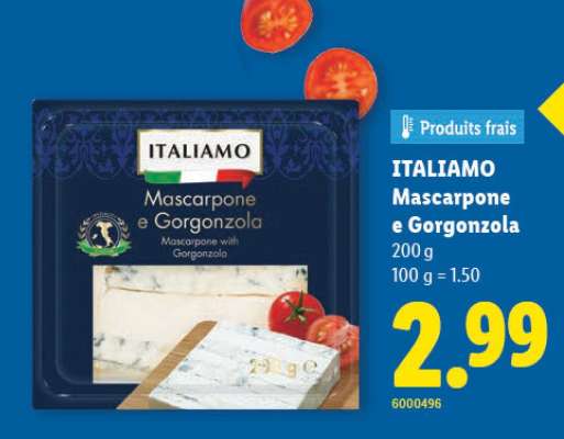 ITALIAMO Mascarpone e Gorgonzola