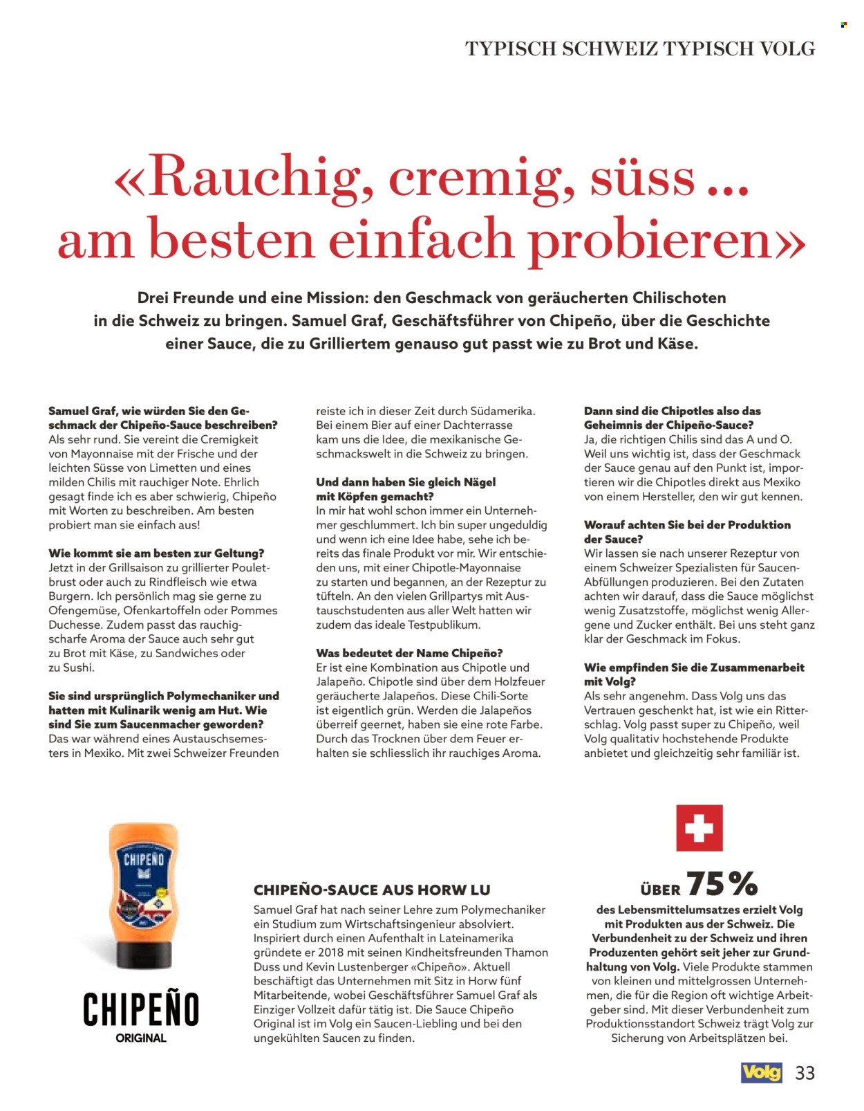 Catalogue Volg - 1.6.2026 - 30.6.2026. Page 33. Page 33