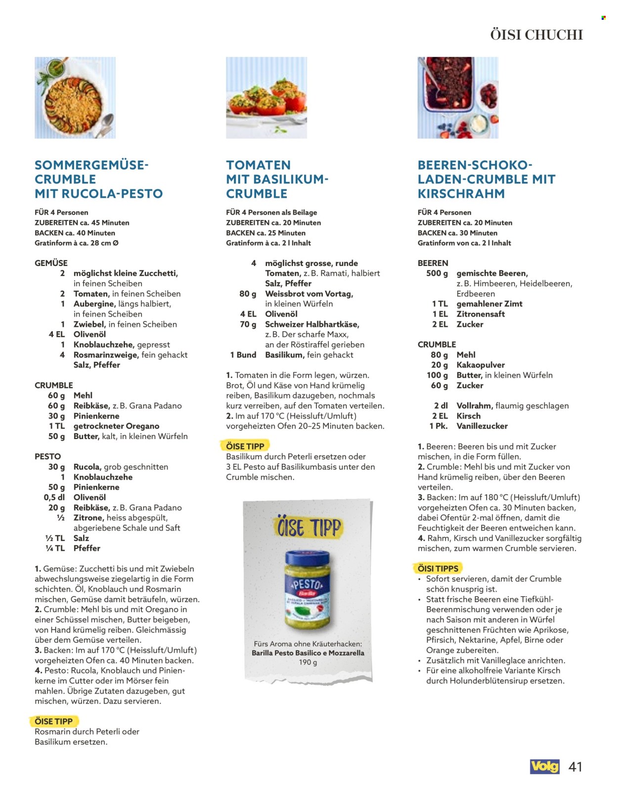 Catalogue Volg - 1.6.2026 - 30.6.2026. Page 41. Page 41