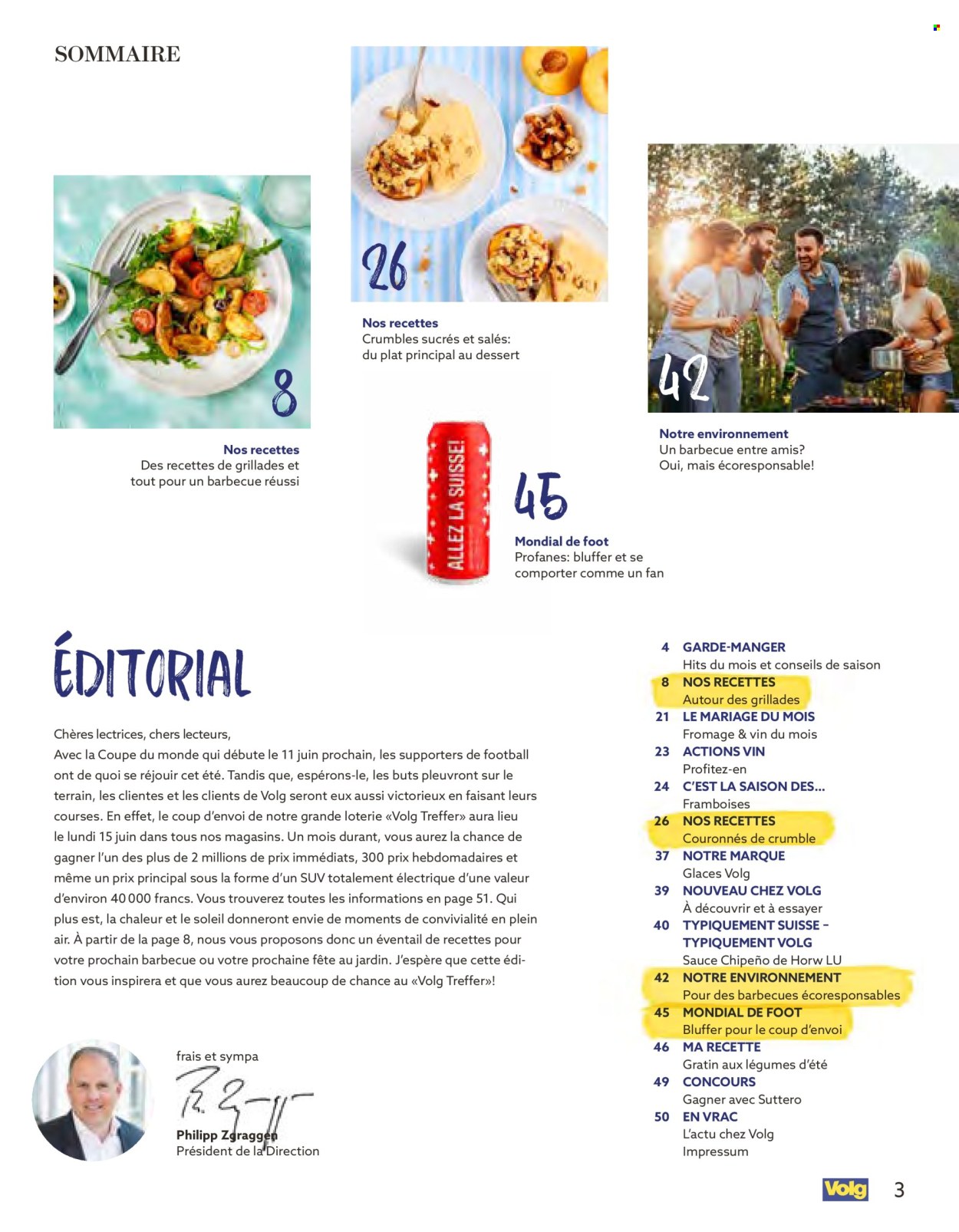 Catalogue Volg - 1.6.2026 - 30.6.2026. Page 3. Page 3