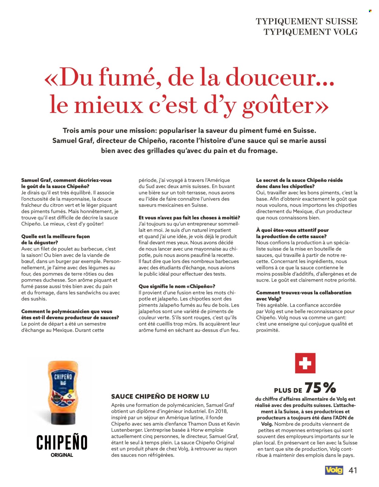 Catalogue Volg - 1.6.2026 - 30.6.2026. Page 41. Page 41