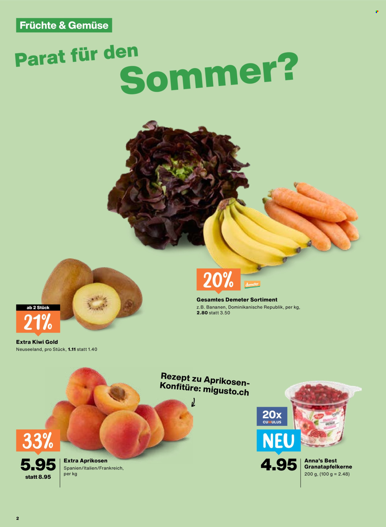 Catalogue Migros - 28.5.2026 - 3.6.2026. Page 2. Page 2