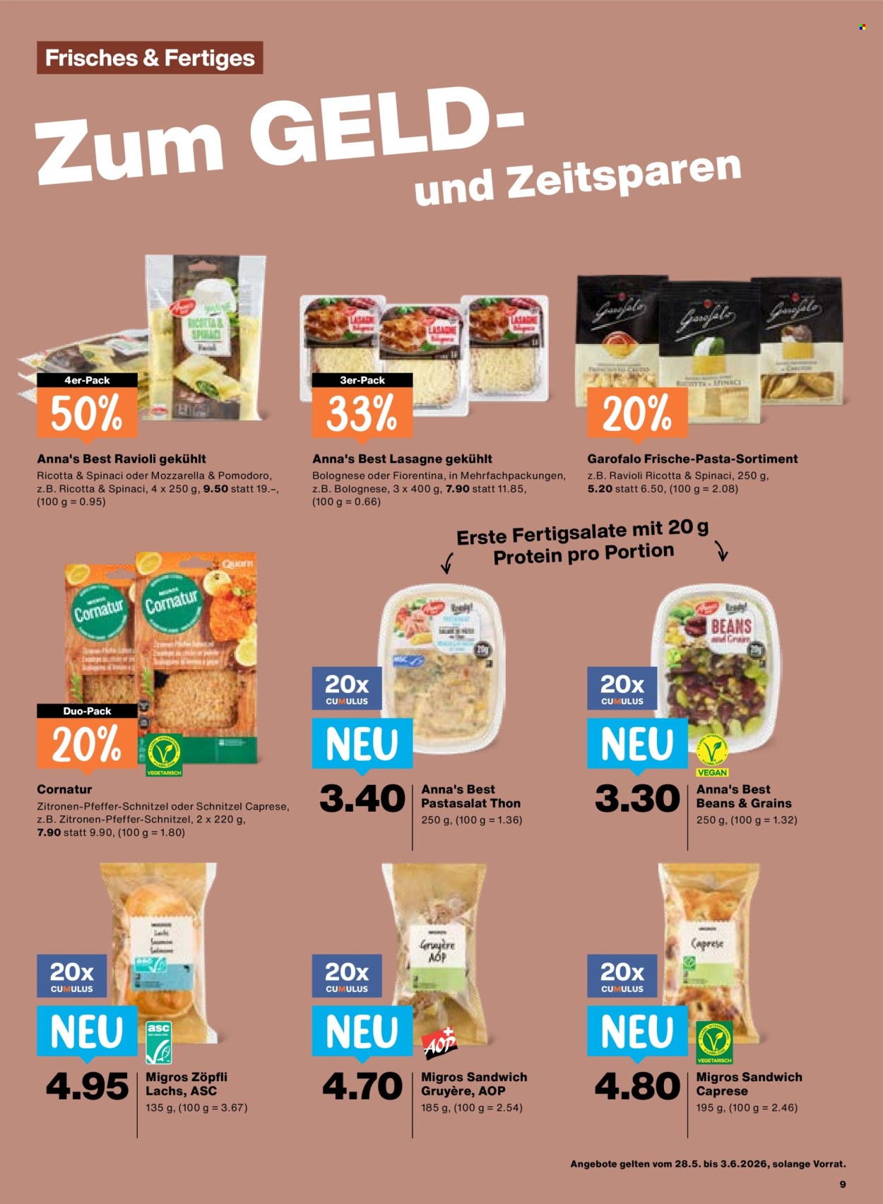 Catalogue Migros - 28.5.2026 - 3.6.2026. Page 9. Page 9