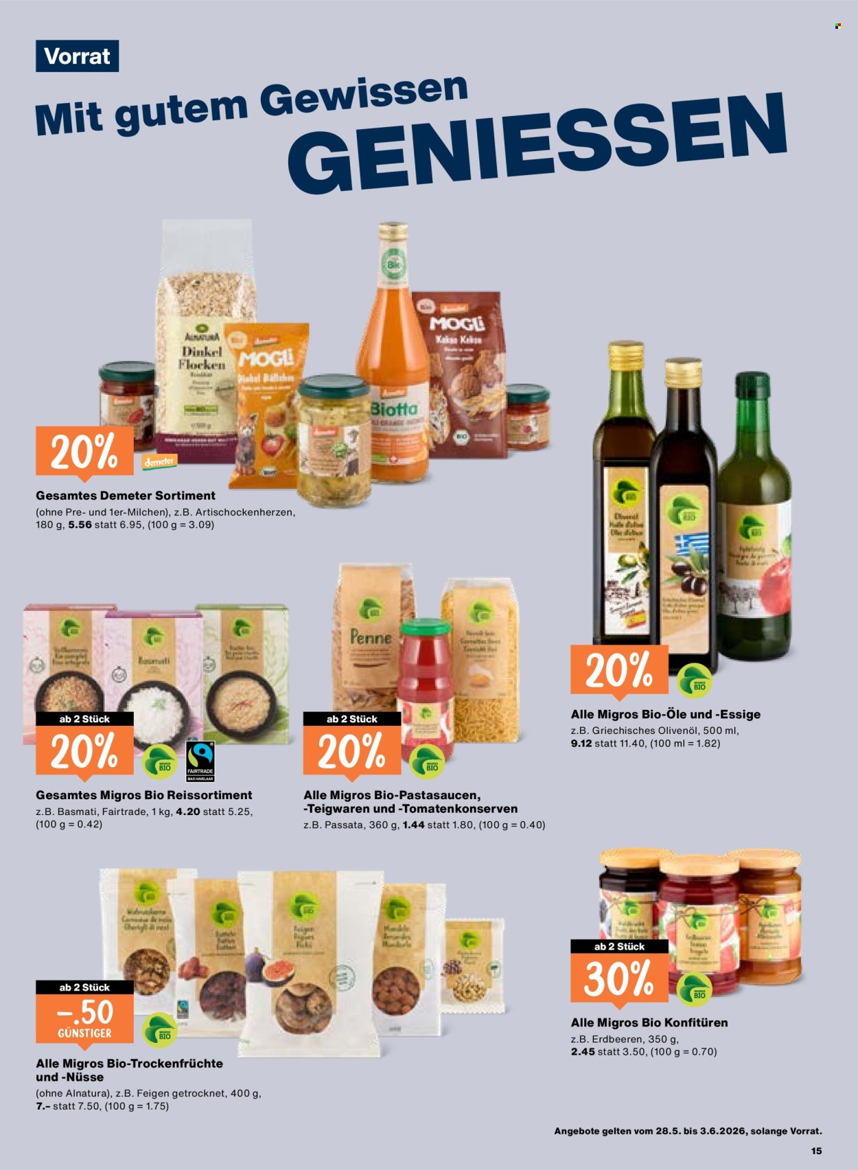 Catalogue Migros - 28.5.2026 - 3.6.2026. Page 15. Page 15