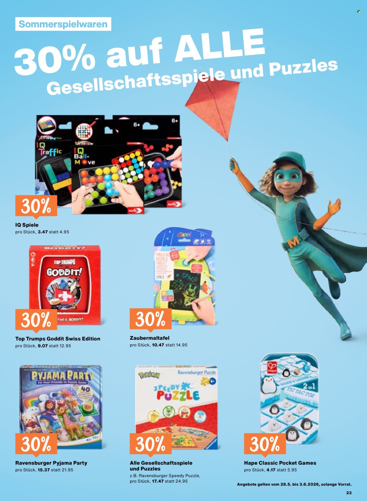 Catalogue Migros - 28.5.2026 - 3.6.2026. Page 23. Page 23