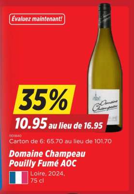 Domaine Champeau Pouilly Fumé AOC