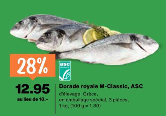 Dorade royale M-Classic, ASC
